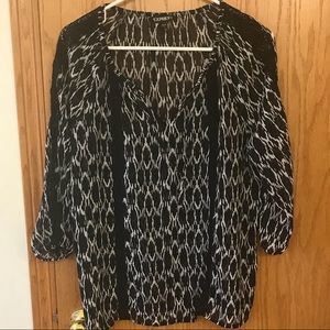 EXPRESS 3/4 length sleeve shirt